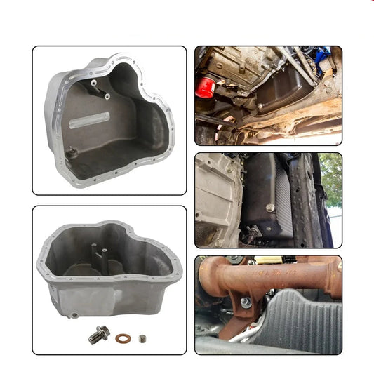 2001-2010 6.6L Duramax LB7 LBZ LLY LMM High Capacity Transmission Oil Pan