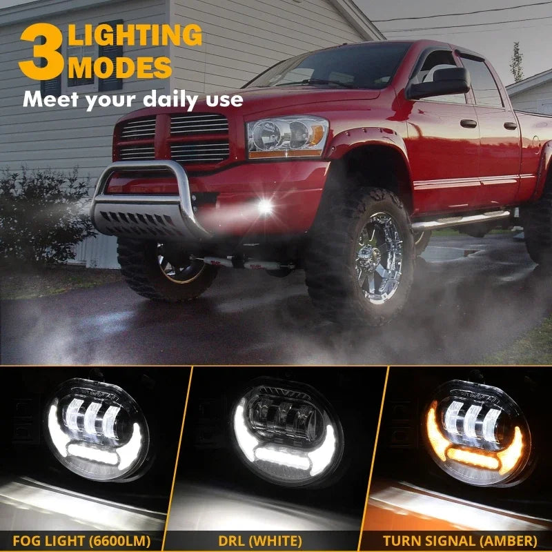 2003-2009 Dodge Ram LED Fog Light Set