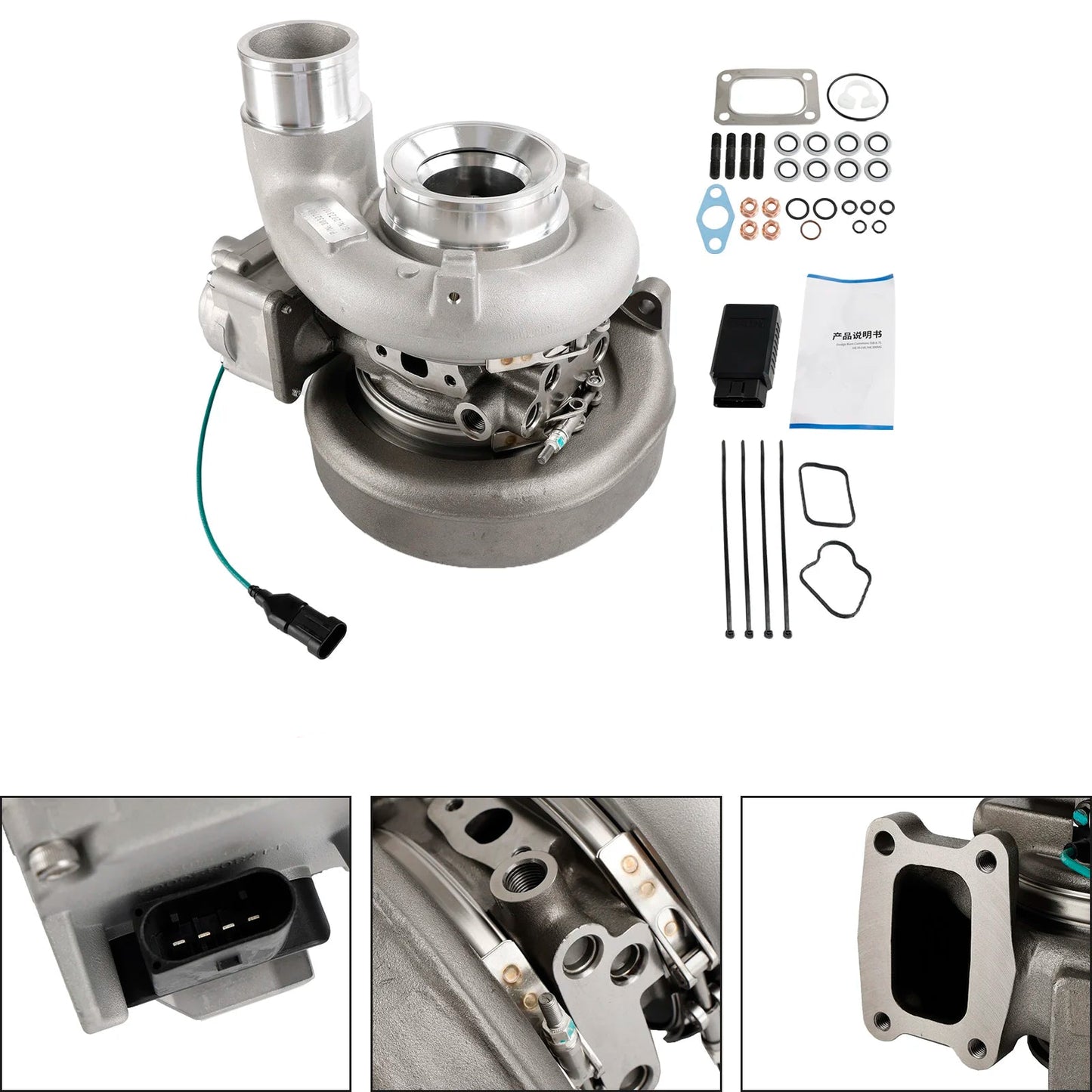 2013-2018 6.7L Cummins Turbocharger Upgraded Original Equipment Quality