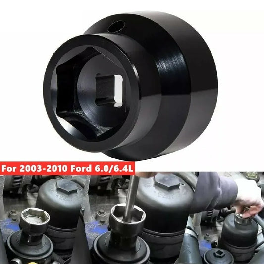 2003-2010 6.0L-6.4L Powerstroke Aluminum Fuel/Oil Filter Cap Socket