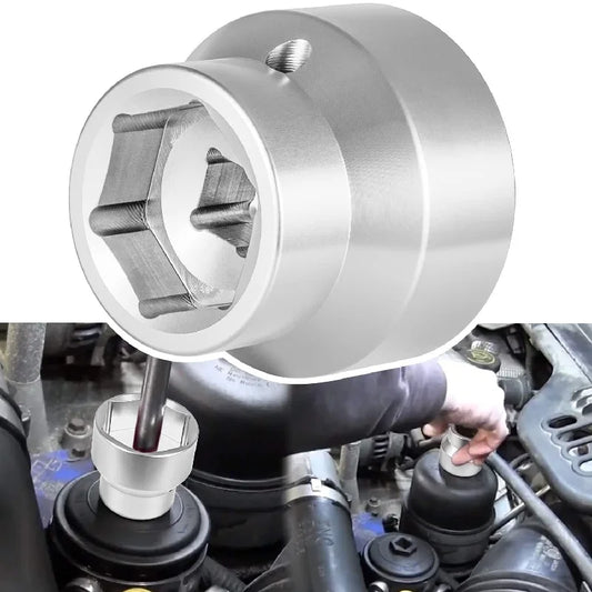 2003-2010 6.0L-6.4L Powerstroke Aluminum Fuel/Oil Filter Cap Socket