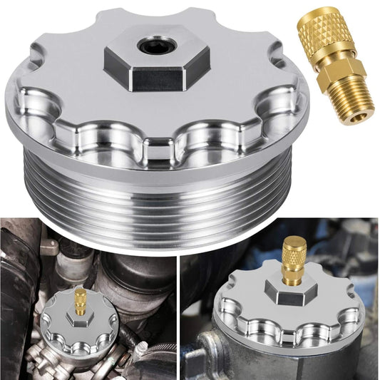 2003-2007 6.0L Powerstroke Aluminum Fuel Filter Cap